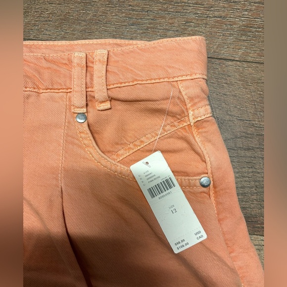 NWT Pilcro Anthropologie Pleated Micro Denim Skirt Size 12 - Picture 5 of 6